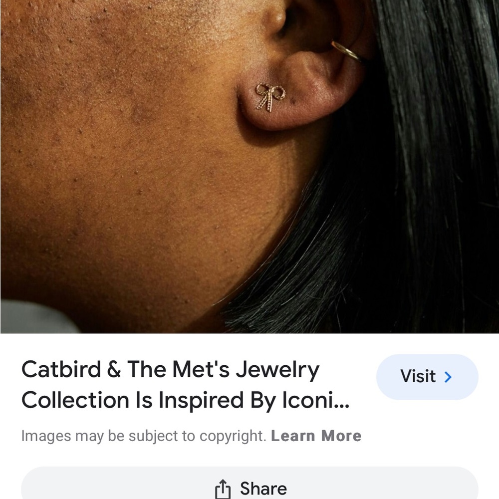 FOUND ISO CATBIRD X THE MET 18th Century Box Studs (set) ***DO NOT BUY*** - Picture 4 of 4